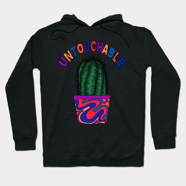 Untouchable Cactus Hoodie by Velvet Earth